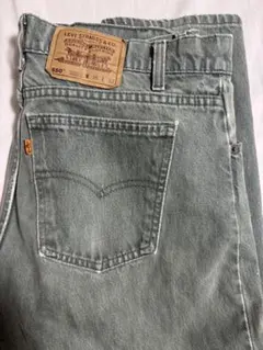 希少グリーンカラー90s Levi's 550 USA製 W36L32