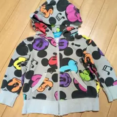 100cm 東京ディズニーリゾート ディズニー ミッキーマウス パーカー グレー