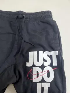 ナイキ NIKE スウェットパンツ 黒 just do it ロゴ入り Sサイズ