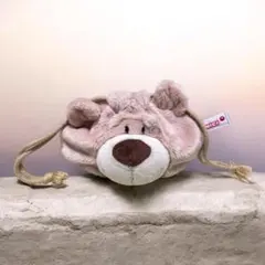 NICI ぬいぐるみ 巾着 ポーチ くまのサムネイル