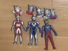 ウルトラマン ソフビ 指人形 セブン ゼット ゼロ