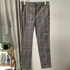 【未使用】ZARA チェック柄 パンツ