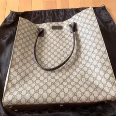 【正規店購入】GUCCI GGスプリーム トートバッグ　ラージサイズのサムネイル