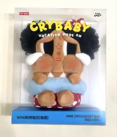 CRYBABY Vacation Mode On ミニクロスボディバッグ レッド