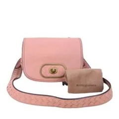 本物 美品 ■ボッテガヴェネタ■イントレチャート ルナ 斜めがけショルダーバッグ