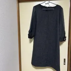 ワンピース　ビジュー付美品　LLサイズ