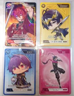 女子研究大学 ポップコーン カード 4枚 セット まとめ売り　レア