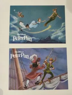 ディズニー ピーターパン ポストカード 2枚セット