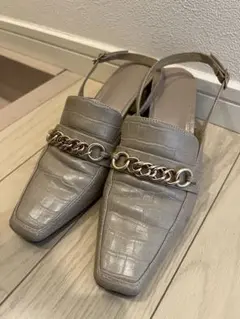 ランダ　ミュール　パンプス