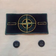 STONE ISLAND　グリーンエッジ　ワッペン　ボタン　国内正規品のサムネイル