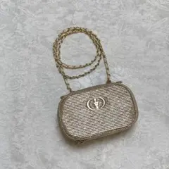 Dior　2025冬　ノベルティポーチ　別売りのゴールドチェーン付き