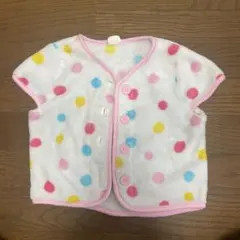 水玉模様 ベビーベスト 90cm