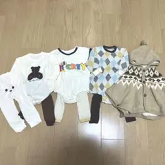 70-80cm ベビー冬服セット　ロンパース　まとめ売り