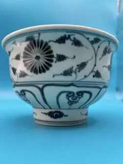 安南茶碗　古陶磁　くらわんか　青花　太白焼　中国美術　呉須 安南茶碗 古陶磁 くらわんか 青花 太白焼 中国美術 呉須