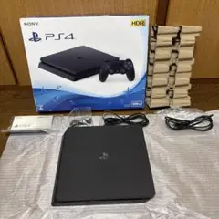 【動作確認済】PS4 本体 500GB ジェットブラック ※コントローラーなし