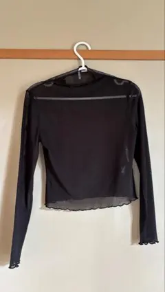 シースルー　長袖カットソー