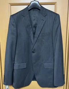 ダークグレー ストライプ スーツ セット