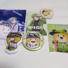 カラフルピーチ 缶バッジ ステッカー セット