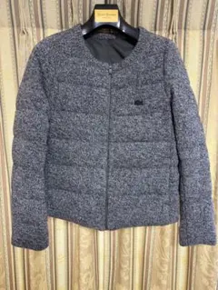 1/31まで限定値下※ LACOSTE ラコステ ノーカラー ダウンジャケット