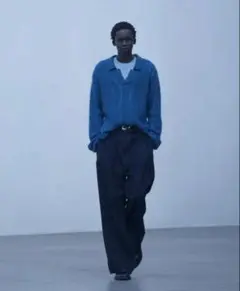 あ 様 専用 PRADA 24SS コットンポプリン ダブル スラックス - メルカリ