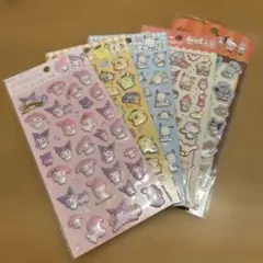 ぷくっとシール サンリオキャラクターズ 5枚セット 未開封