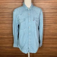 Levi's デニムジャケット アウター Gジャン Mサイズ 水色 ブルー 長袖