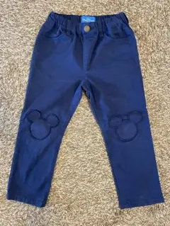 110cm ミッキーマウス刺繍　キッズ用ボトムス