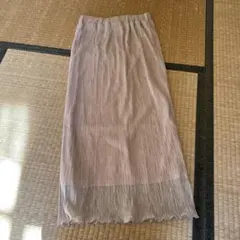 ライトピンク ロングスカート Fサイズ