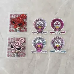 ヒスミニ キラキラシール 6枚セット