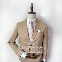 【２種混紡】SIMPLICITE PLUS テーラードジャケット（8563）