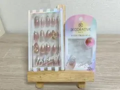 Blondy グラデーションネイルチップ & DECORATIVE ネイルシール