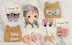 新品　ヘアアクセサリー　ヘアピン　ヘアゴム　ヘアクリップ　女の子　大量まとめ売り