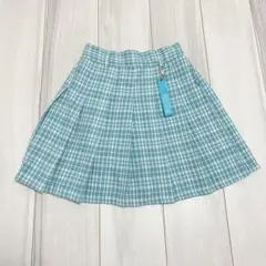 【130】ZIDDY チェックプリーツスカート