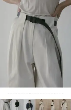 anuke Twill Loose Pants 38 ベージュ - メルカリ