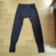 ワークマン　メリノウール100ロングタイツ　ブラック　Lサイズ