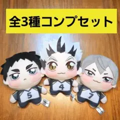 ハイキュー!! ちょぴぬいぷち 木兎光太郎 赤葦京治 木葉秋紀 コンプセット
