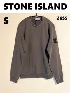 26SS【新品】STONE ISLAND 袖ワッペンロゴ スウェット パールXL - メルカリ