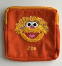 セサミストリート もこもこポーチ3 ゾーイガチャガチャ