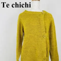 Te chichi ニット シルク混 イエロー 1189-B