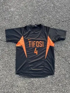 【訳アリ】90s Nike TIFOSI 4 Tシャツ XL ブラック/オレンジ