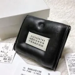 ♡付属品♡正規品♡マルジェラ 三つ折り財布 グラムスラム カレンダー ブラックのサムネイル