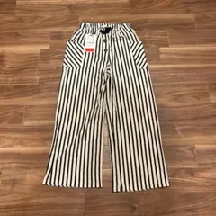 ZARA ザラ ストライプ ワイドパンツ 160cm 新品 白 黒