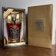 【未開栓】SUNTORY CREST 12年ウイスキー 700ml 箱付き 古酒のサムネイル