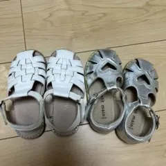 プティマイン　サンダル　16センチ　2足セットのサムネイル
