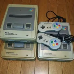 スーパーファミコン　本体　3台セット　コントローラ2個付き
