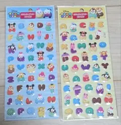 ディズニー アルファベットシール 2シートセット