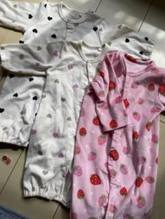 ベビー用ロンパース 50～60 3点セット