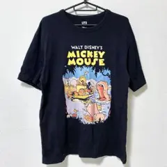 ユニクロ UT ディズニー ミッキーマウス Tシャツ M ブラック