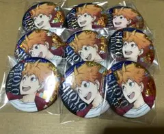 ハイキュー 日向翔陽 ビスケット缶バッジ 9点 セット おまけ付き