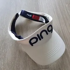 PING 50 YEARS サンバイザー ホワイト 2009 PING 50 YEARS サンバイザー ホワイト 2009 - メルカリ